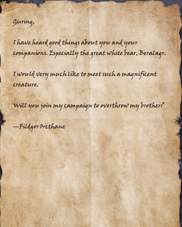 Greetings From The Orcthane Elder Scrolls Fandom