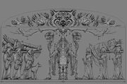 Płaskorzeźba niedźwiedź (Conceptart) by Adam Adamowicz