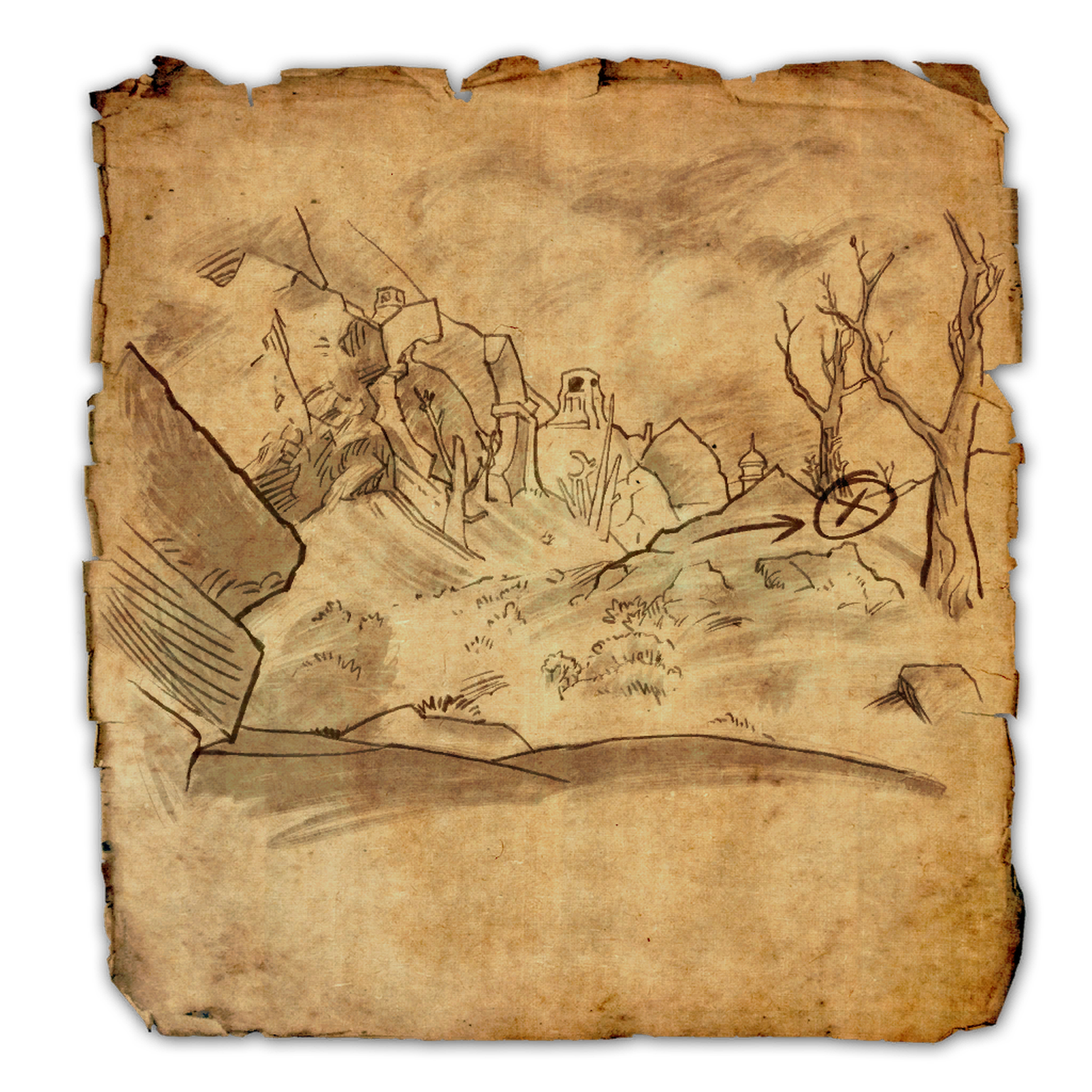 Фон карта сокровищ