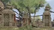Temple of the Mourning Springs Courtyard 1
