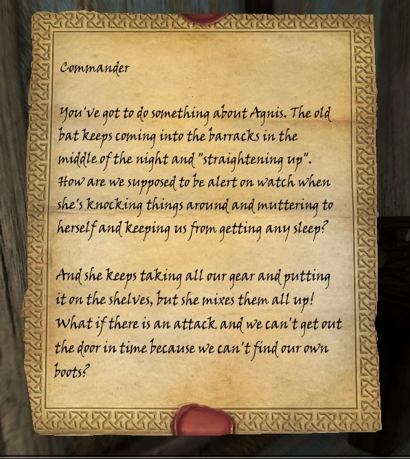 Soldier's Request Elder Scrolls FANDOM powered by Wikia