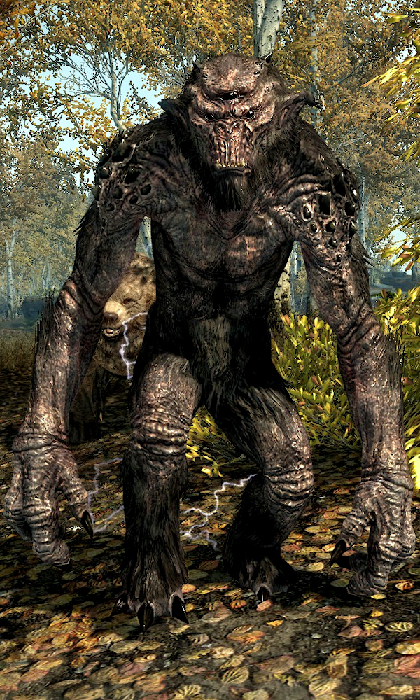 Troll Skyrim Elder Scrolls Fandom