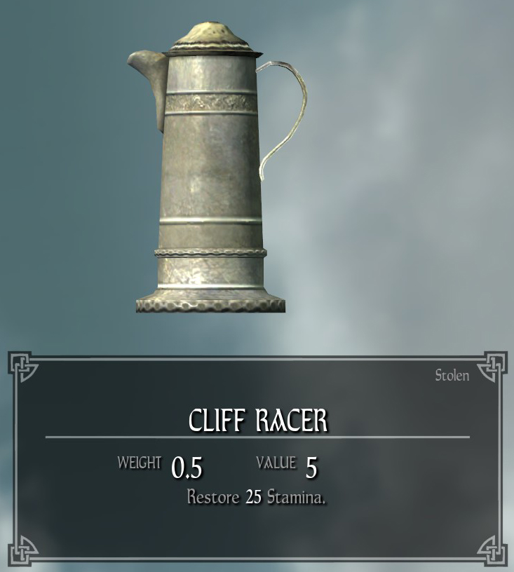 Cliff Racer 飲料 The Elder Scrolls Wiki Fandom