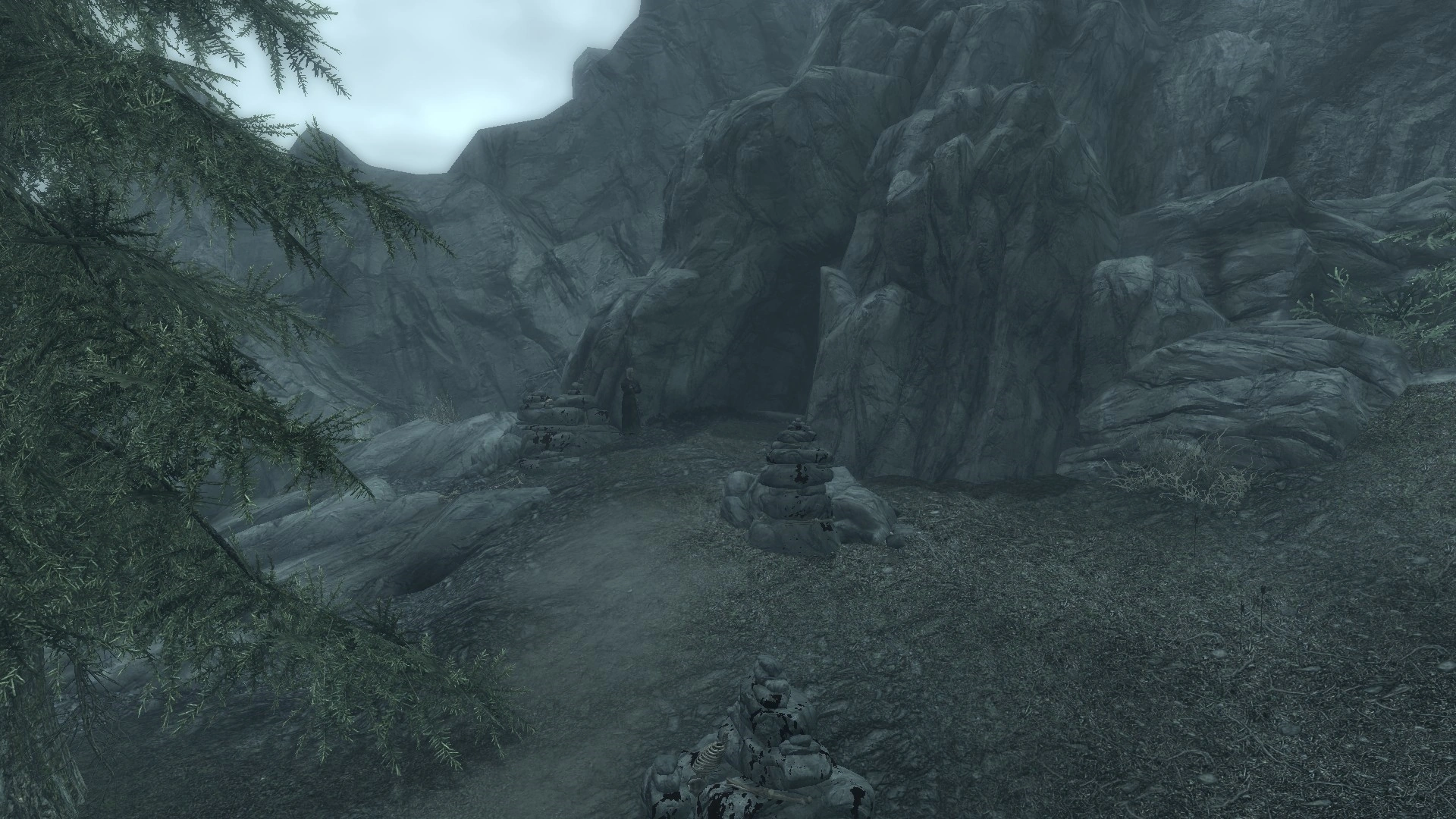 Скайрим разделенное ущелье карта