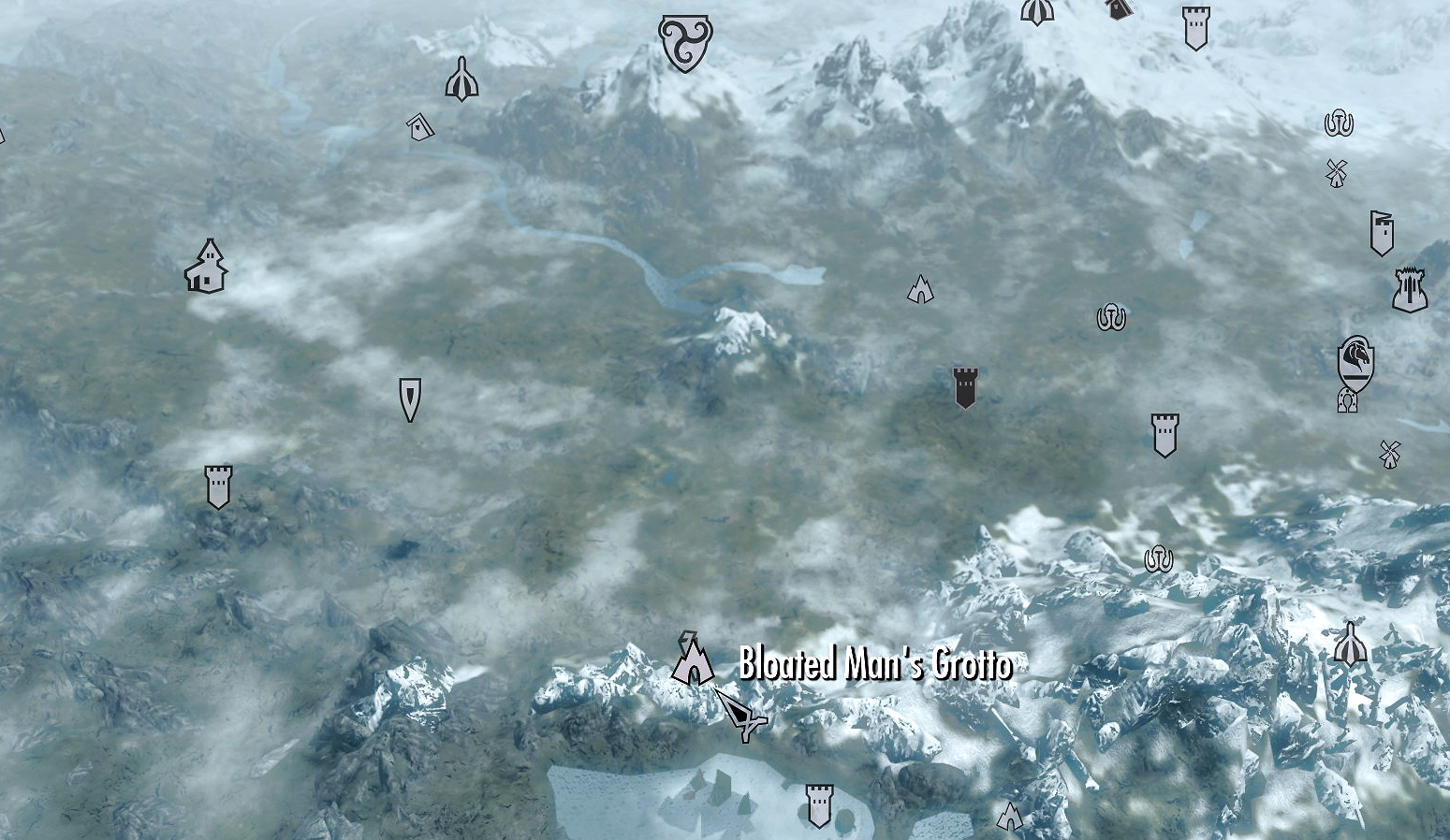 Image - Bloated Man's Grotto Maplocation.png | Elder Scrolls | FANDOM