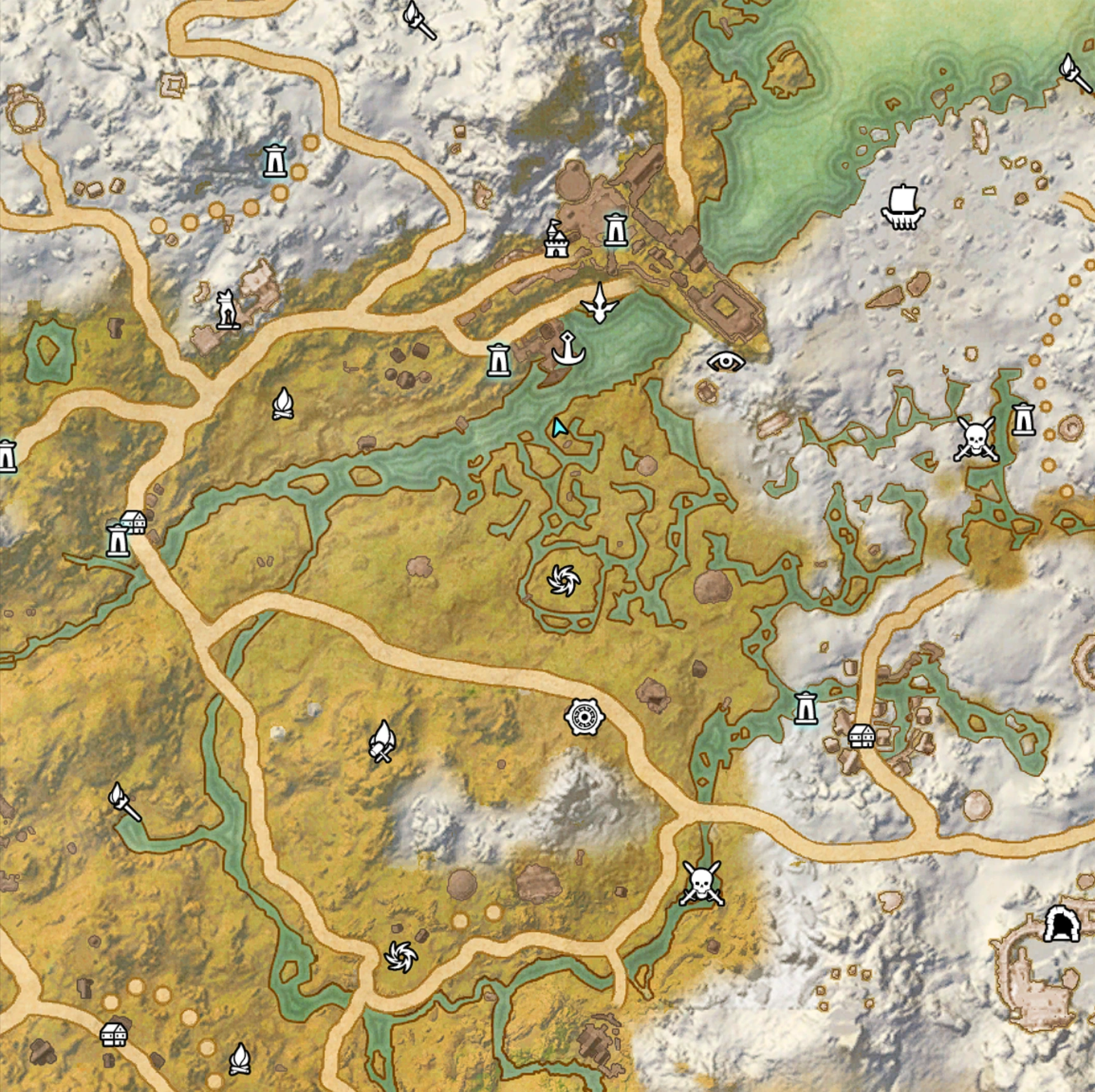 Карта сокровищ Западного Скайрима I | The Elder Scrolls Wiki | Fandom