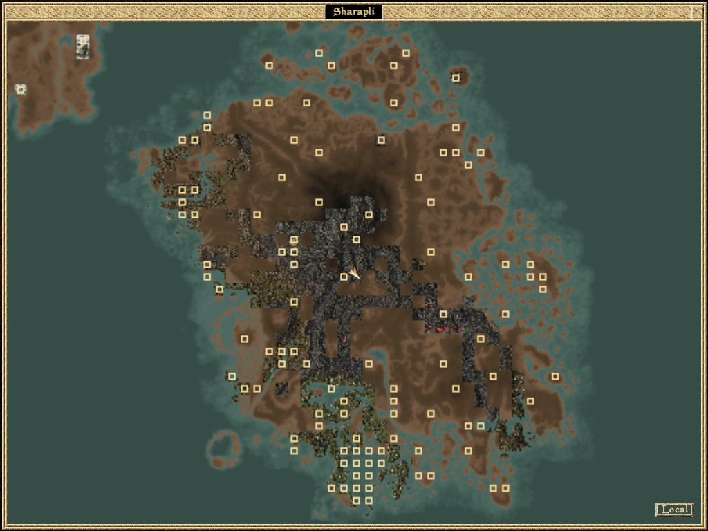 Карта морровинда со всеми локациями