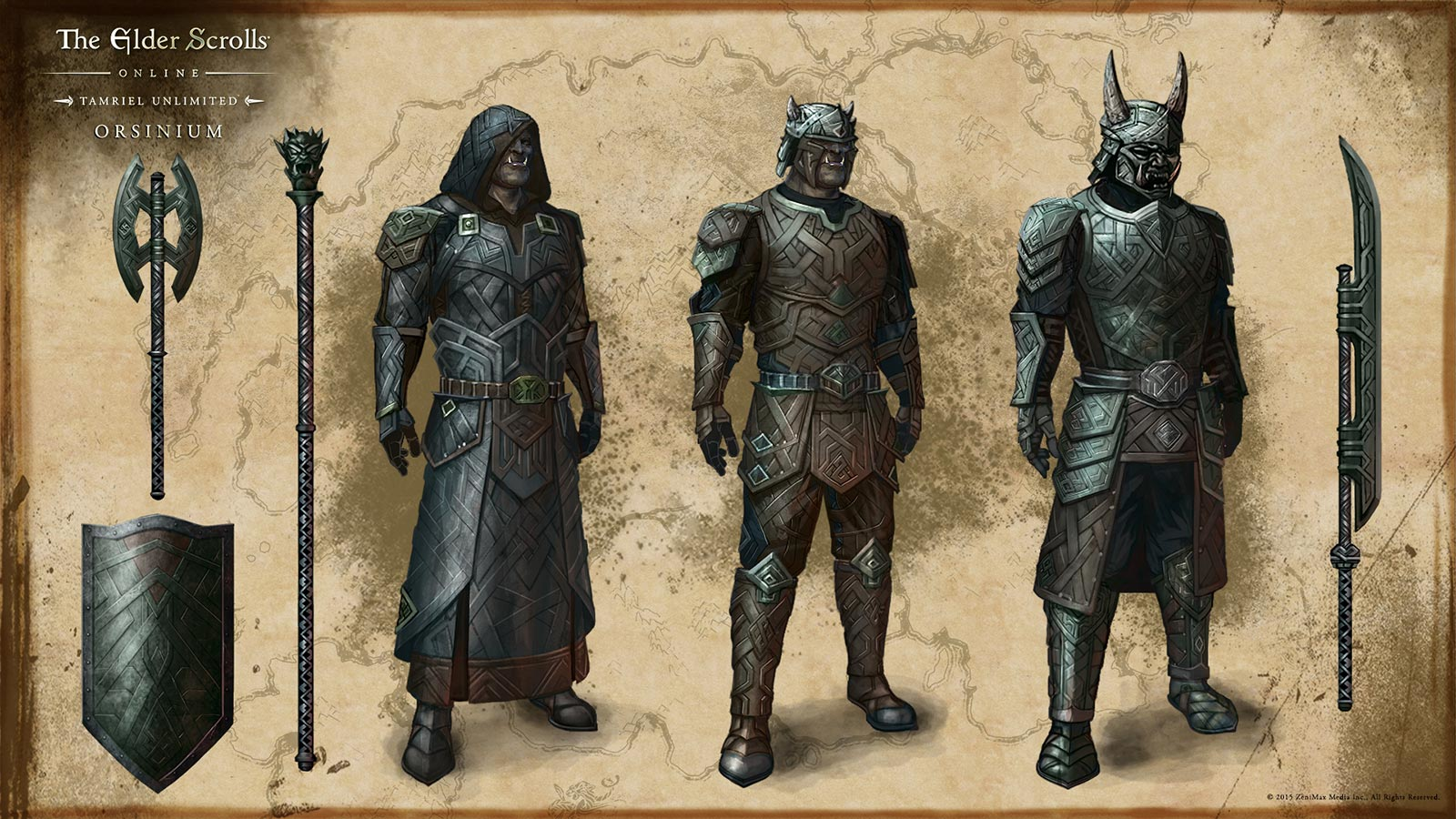 Imagen Ancient Orc Armors Concept Art.png Elder Scrolls FANDOM