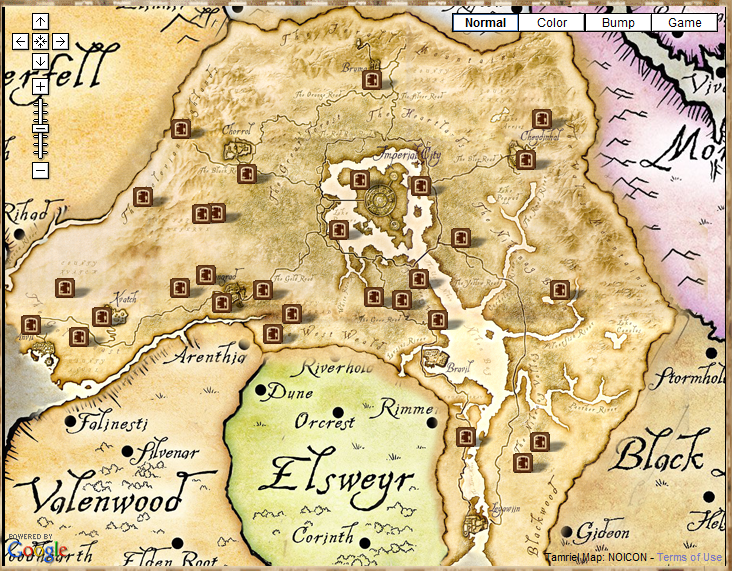 Image - Wayshrine map.png | Elder Scrolls | FANDOM powered by Wikia