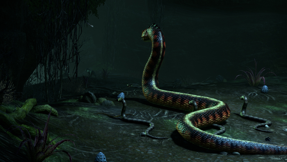 elder scrolls snake race
