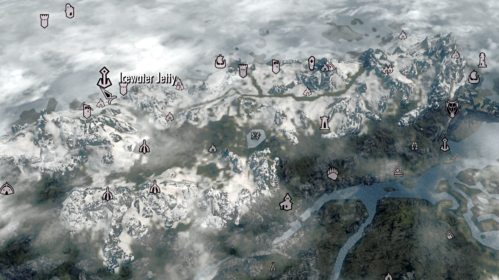 Image Icewater jetty map.png Elder Scrolls FANDOM powered by Wikia