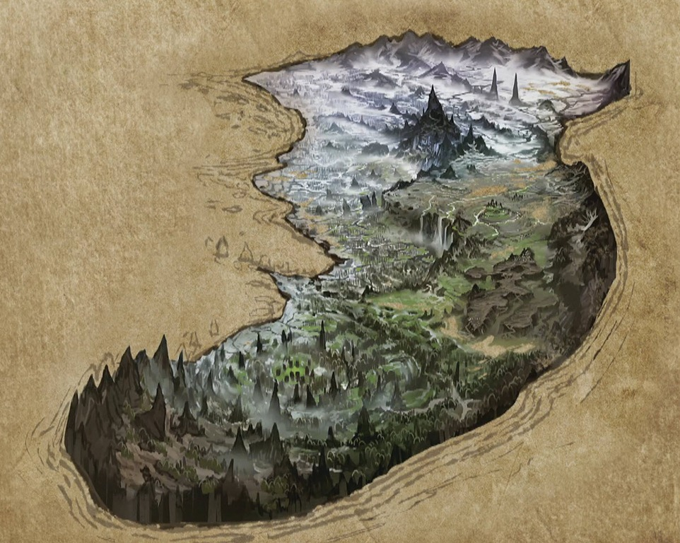 image wrothgar map 3d png elder scrolls fandom powered by wikia shivering isles map size
