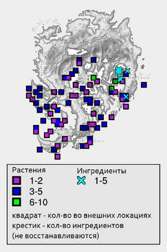 Затвердевшая гниль - карта
