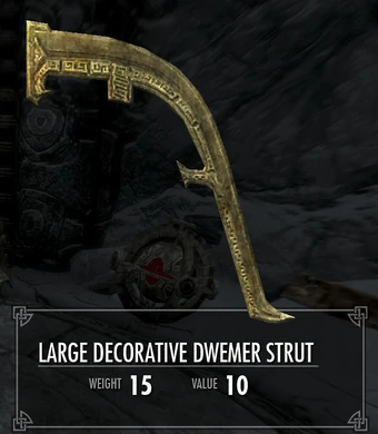 Large Decorative Dwemer Strut The Elder Scrolls Wiki Fandom