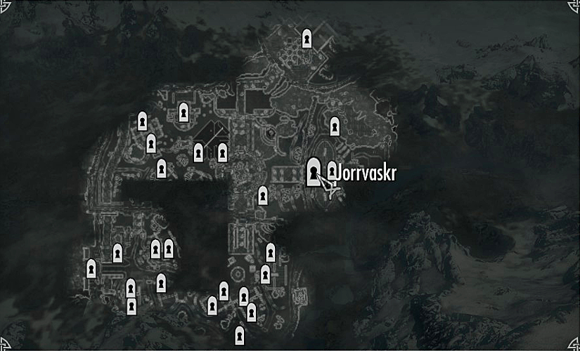 Image - Jorrvaskr Skyrim MapLocation.png | Elder Scrolls | FANDOM