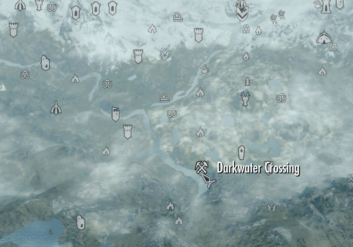 Imagen Darkwater Crossing Map Png Elder Scrolls FANDOM Powered By   Latest