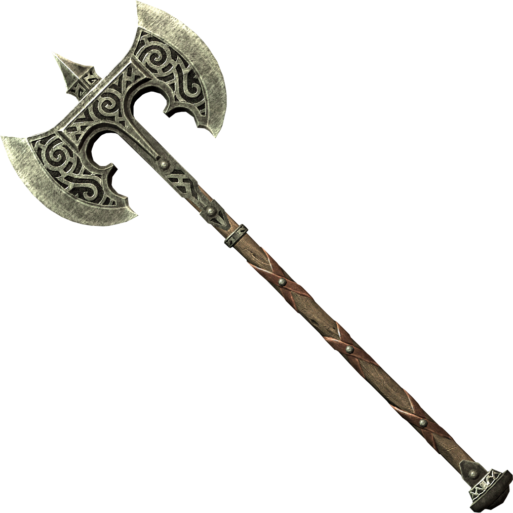 Steel Battleaxe (Skyrim) Elder Scrolls Fandom