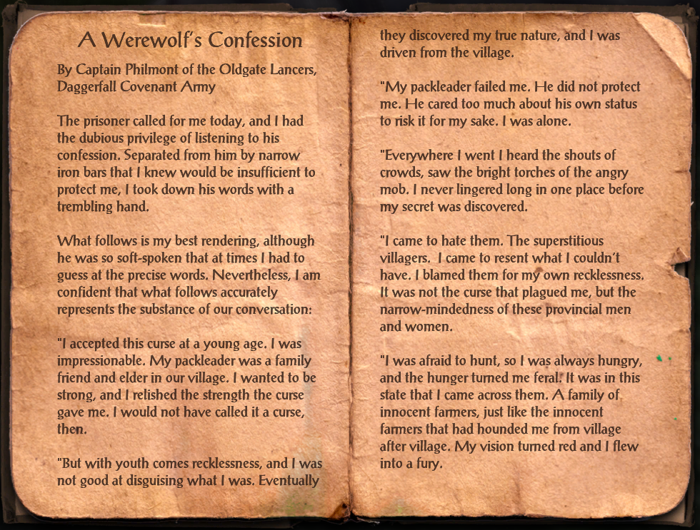 Image - A Werewolf's Confession 1 of 2.png | Elder Scrolls | FANDOM