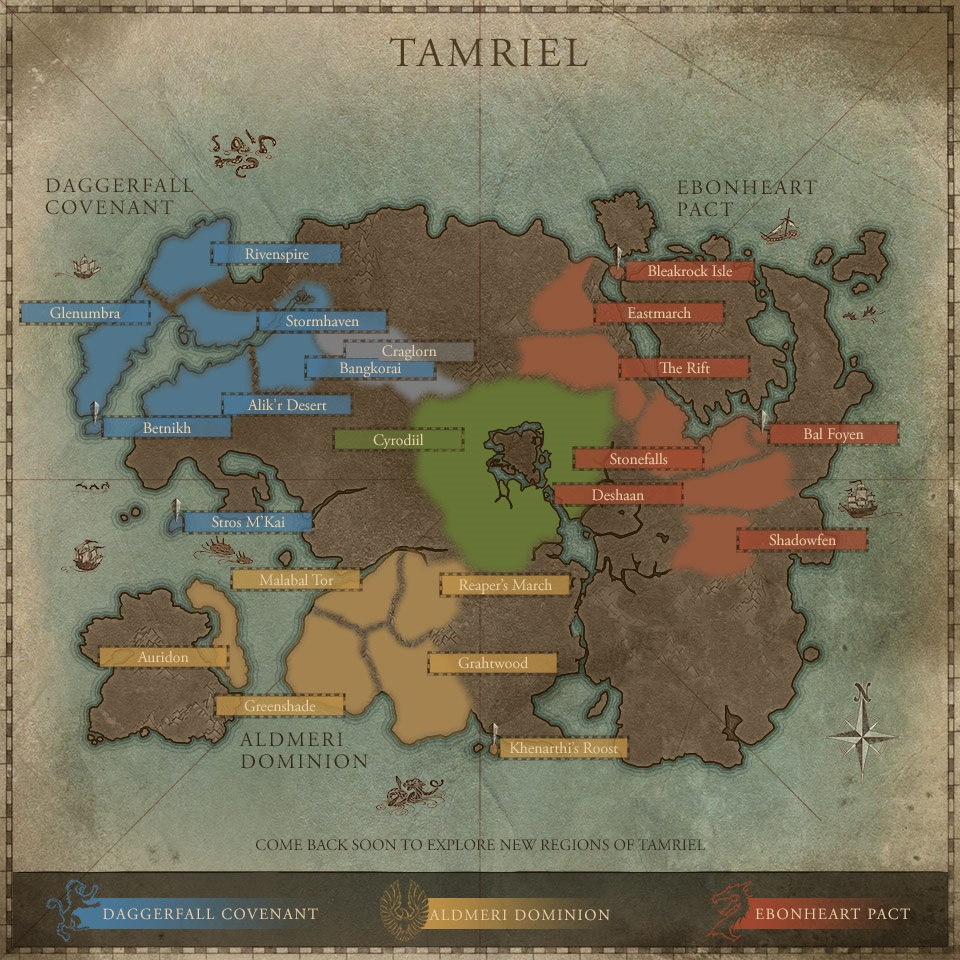 Eso World Map