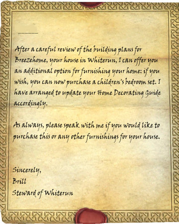 Breezehome Furnishings Elder Scrolls Fandom