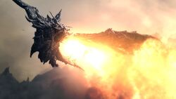 Alduin im Anflug