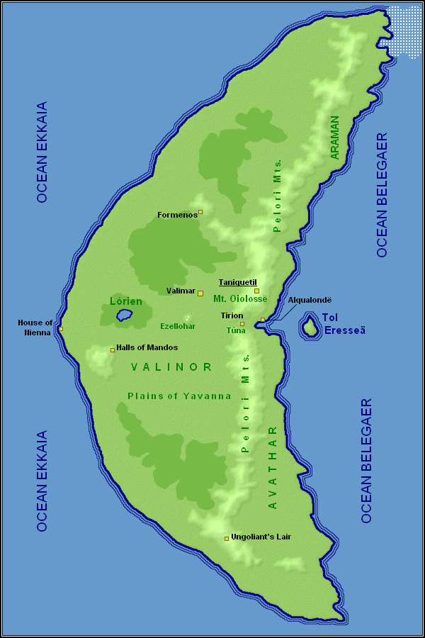 Valinor | Tolkienpedia | FANDOM powered by Wikia