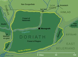 Mapa de Doriath