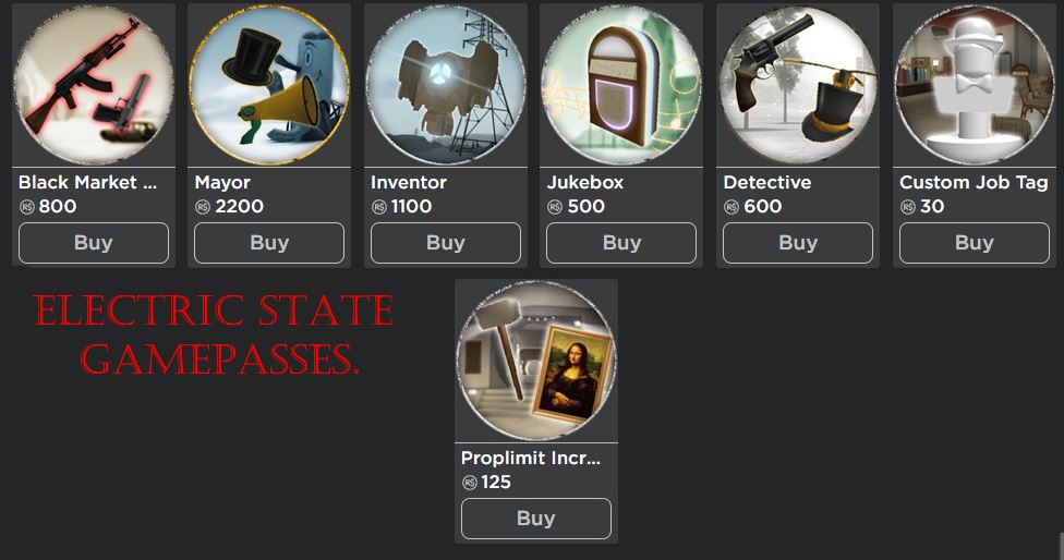 Electric State Prices Wiki Search For A Good Cause - roblox electric state prices