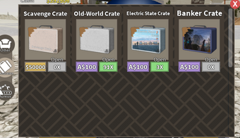 Catalog Crates Electric State Darkrp Wiki Fandom - electric state darkrp roblox how to get a car