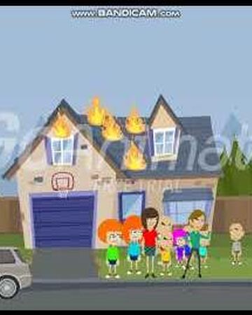 Classic Caillou Sets House On Fire And Gets Grounded