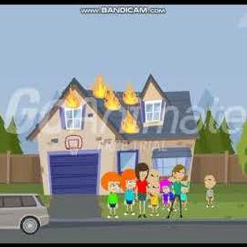 Classic Caillou Sets House On Fire And Gets Grounded