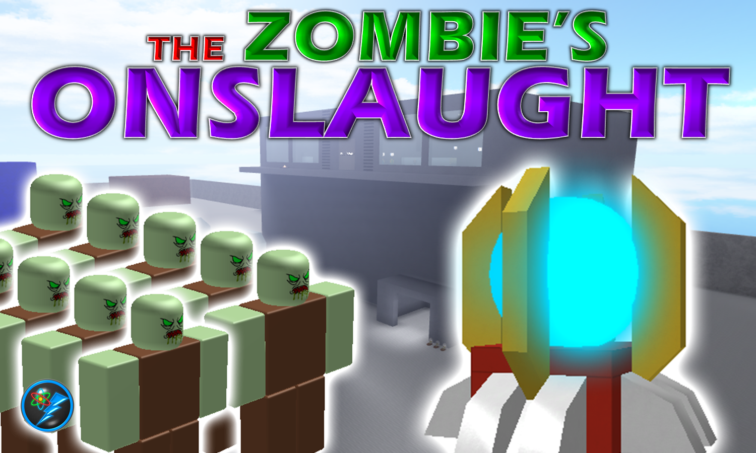 The Zombie S Onslaught Electro Atom Entertainment Wiki Fandom - roblox noob onslaught wiki