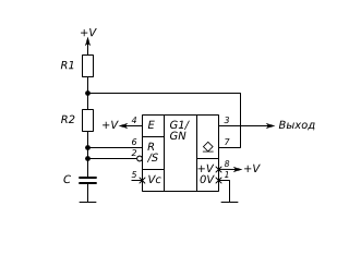 NE555 astable