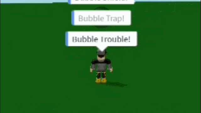 green bubble trouble roblox
