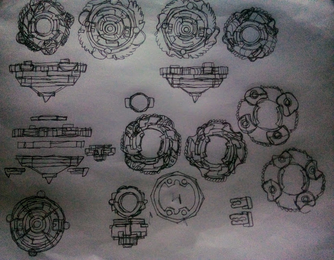 how to draw legendary beyblade