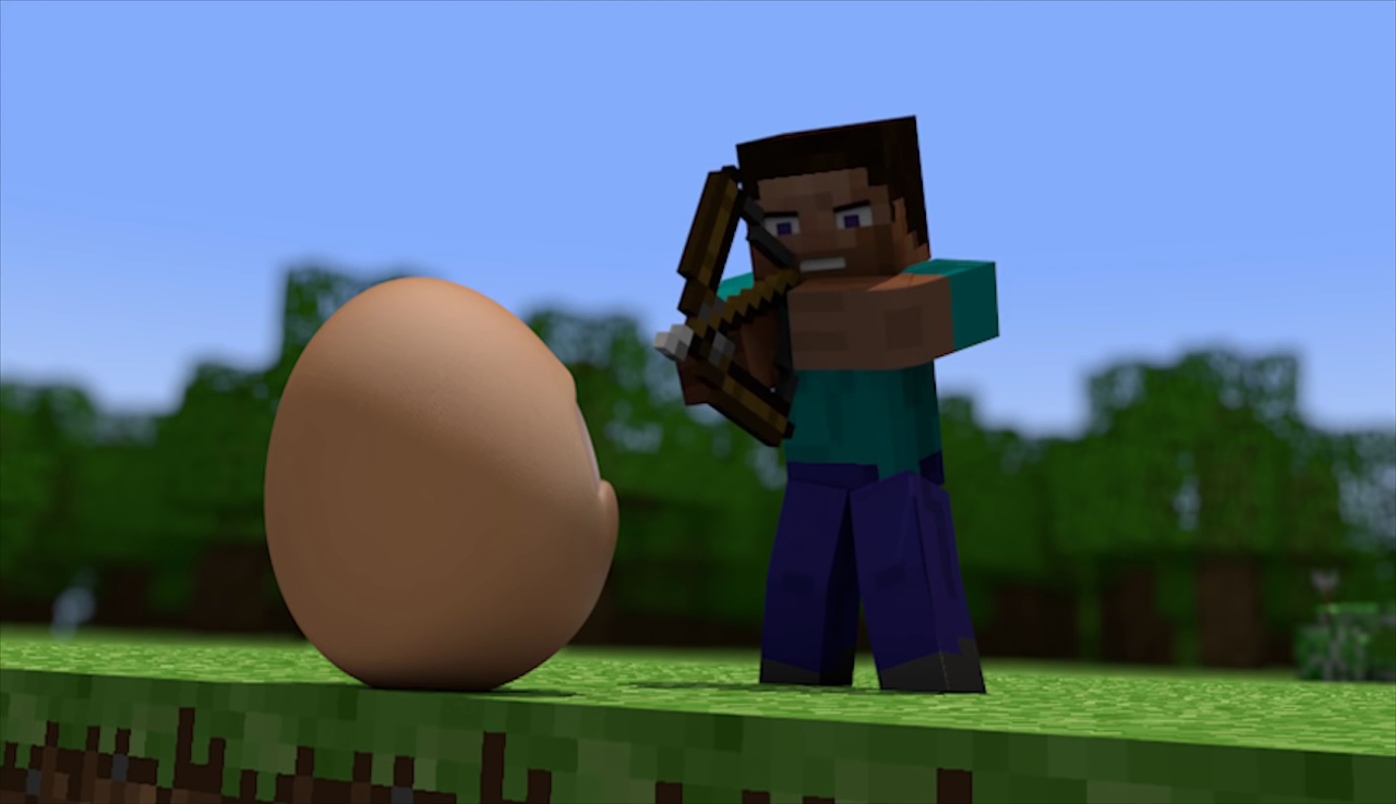 Animation wiki. Яйца Алекса в МАЙНКРАФТЕ. Стив с яйцом.