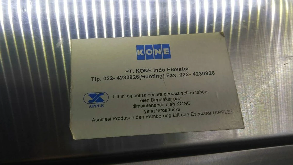 Image KONE maintenance sticker ID.jpg Elevator Wiki FANDOM