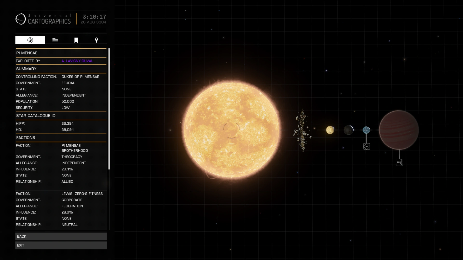 Pi Mensae Elite Dangerous Wiki Fandom