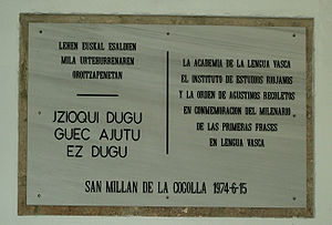 Euskara-san-millan-yuso