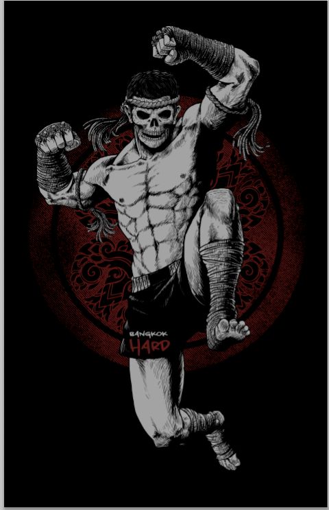 Desenhos De Muay Thai-desenhos de muay thai ~ Imagens para colorir