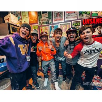 Emblem3 with Jack Ted anf Ryan