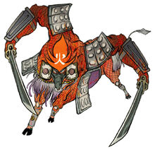 Okami character monster crimson helm 02