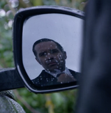 Graham in mirror