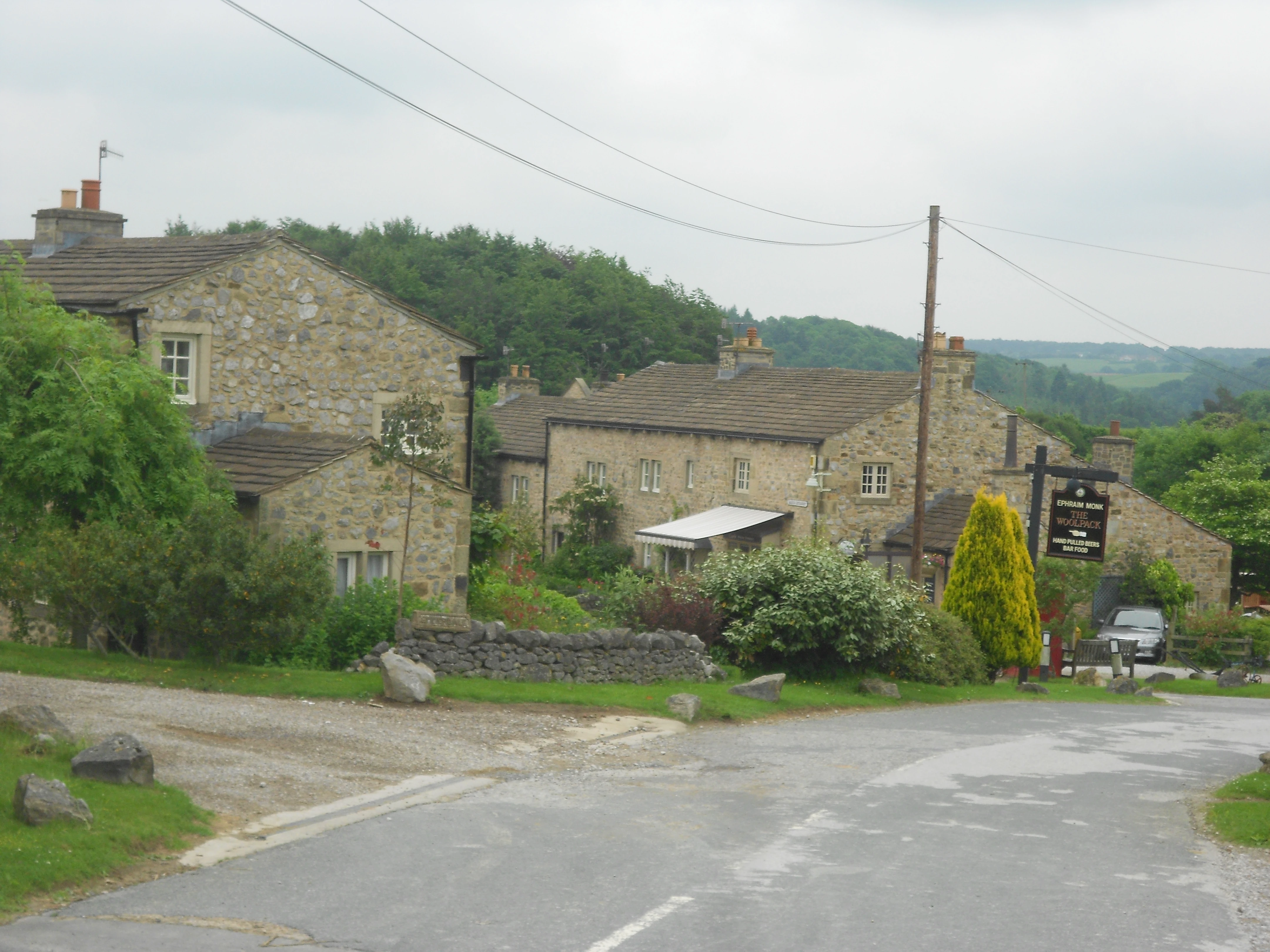 Purpose Built Emmerdale Village Set At Harewood Yorkshire
