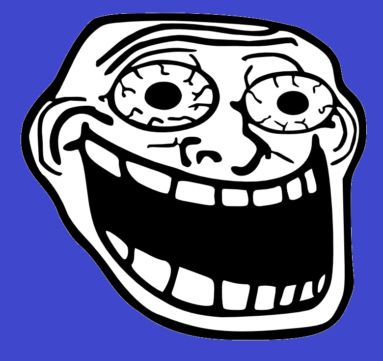 Troll face фото