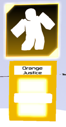 Orange Justice Emote Dances Wiki Fandom Powered By Wikia - how to add orange justice to your roblox game