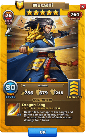 Musashi - Hero Card