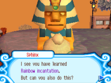 The Sphinx's second challenge succeeded