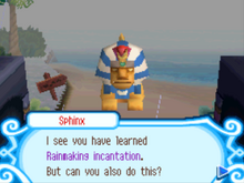 The Sphinx's first challenge succeeded