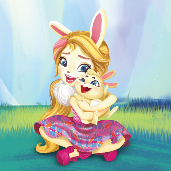enchantimals fluffy bunny